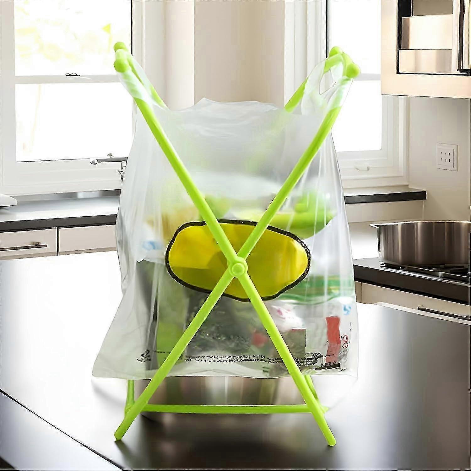 FlatFold Adjustable Trash Bag Holder
