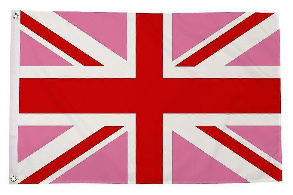 Pink Union Jack Flag FG-387