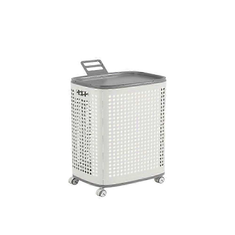 Large Capacity Rolling Foldable Laundry Basket