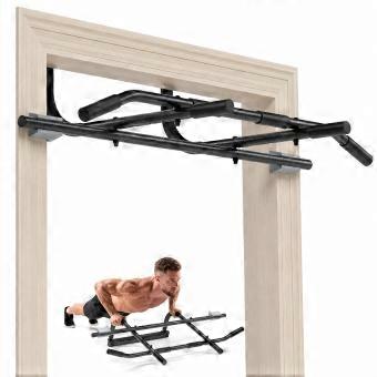 Optrekstang Deurkozijn zonder Boren, Tot 200 kg, Voor Thuis Krachttraining