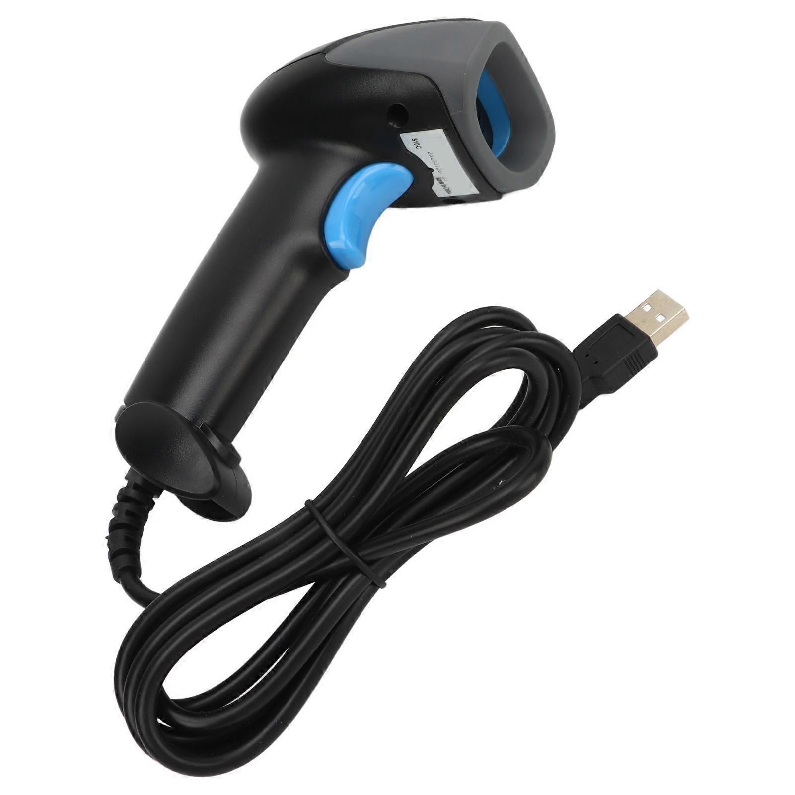 1D QR Code Scanner Quick Response Drive Free Handheld Barcode Reader for Delivery Logistics