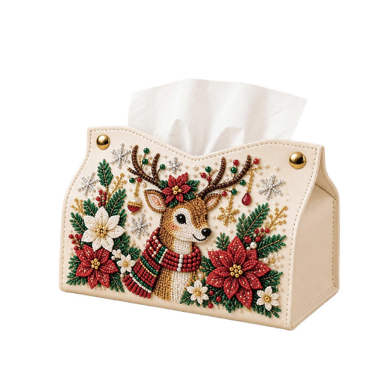 3D Tissue Box Cover Kit Holds Standard Pack