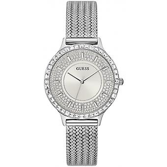 Guess watches ladies soiree reloj para Mujer Analógico de Cuarzo con brazalete de Acero inoxidable GW0402L1