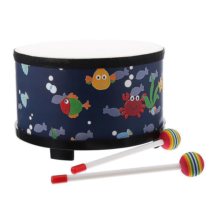 16X25.5cm Random Color Tambourines Hand Drum Music Percussion Wood Frame Drum Children Musical Instr