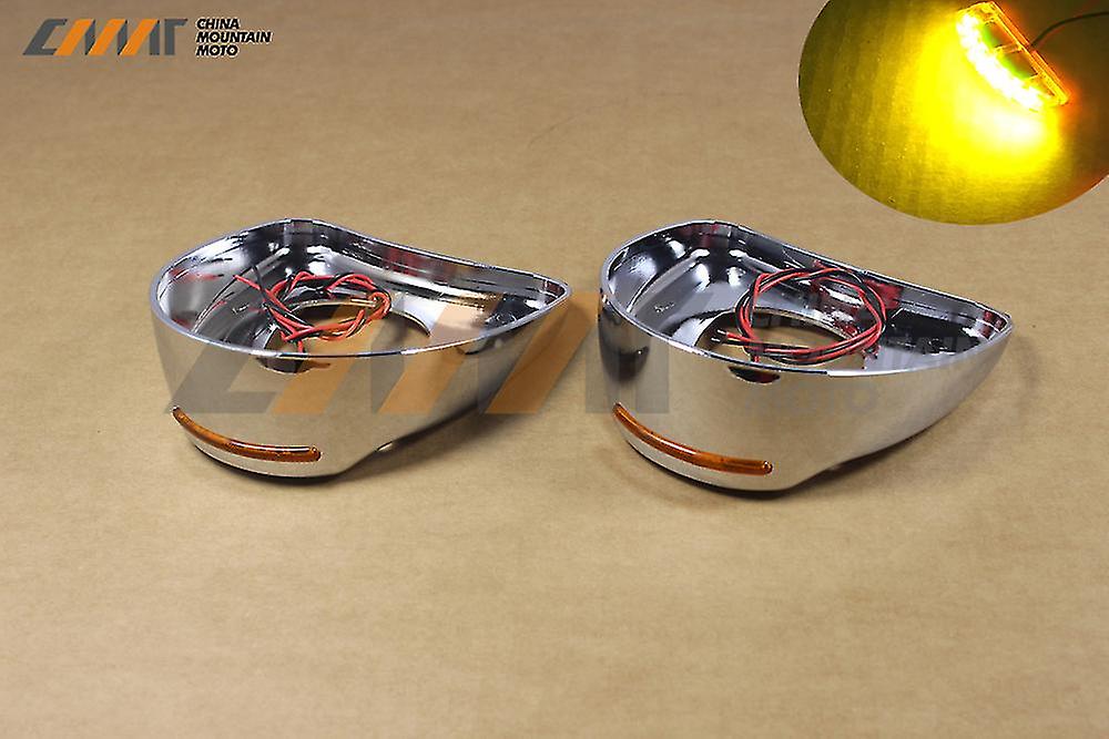 Fing Mount Side Led Cover S For Harley Electra Glide 2014-2018