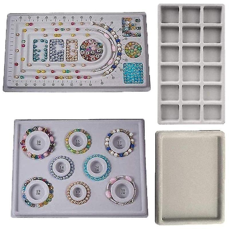 Νέα χάντρα Design Board βραχιόλι Design Board Flocked χάντρες σανίδα χαλάκια κολιέ χάντρες κοσμήματα διοργανωτής