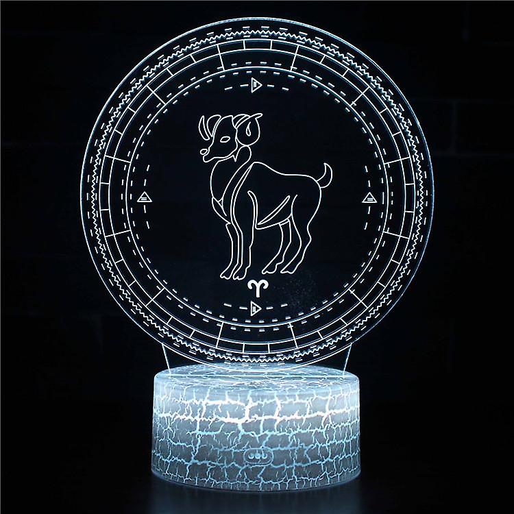 3D Touch Light Night 7 colors remote control Constellation #633
