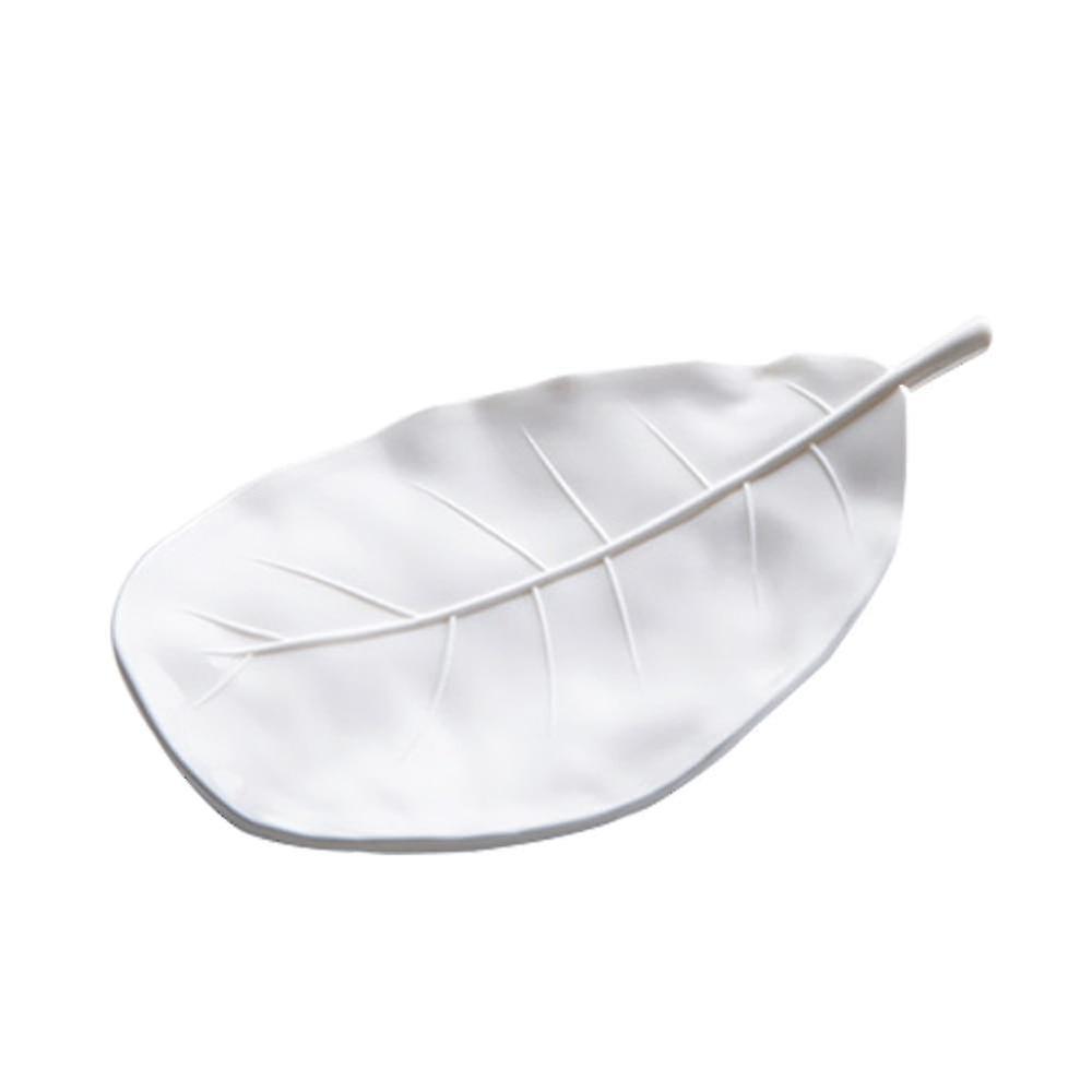 B Portable Creative Leaf Shape Soap Dish Box