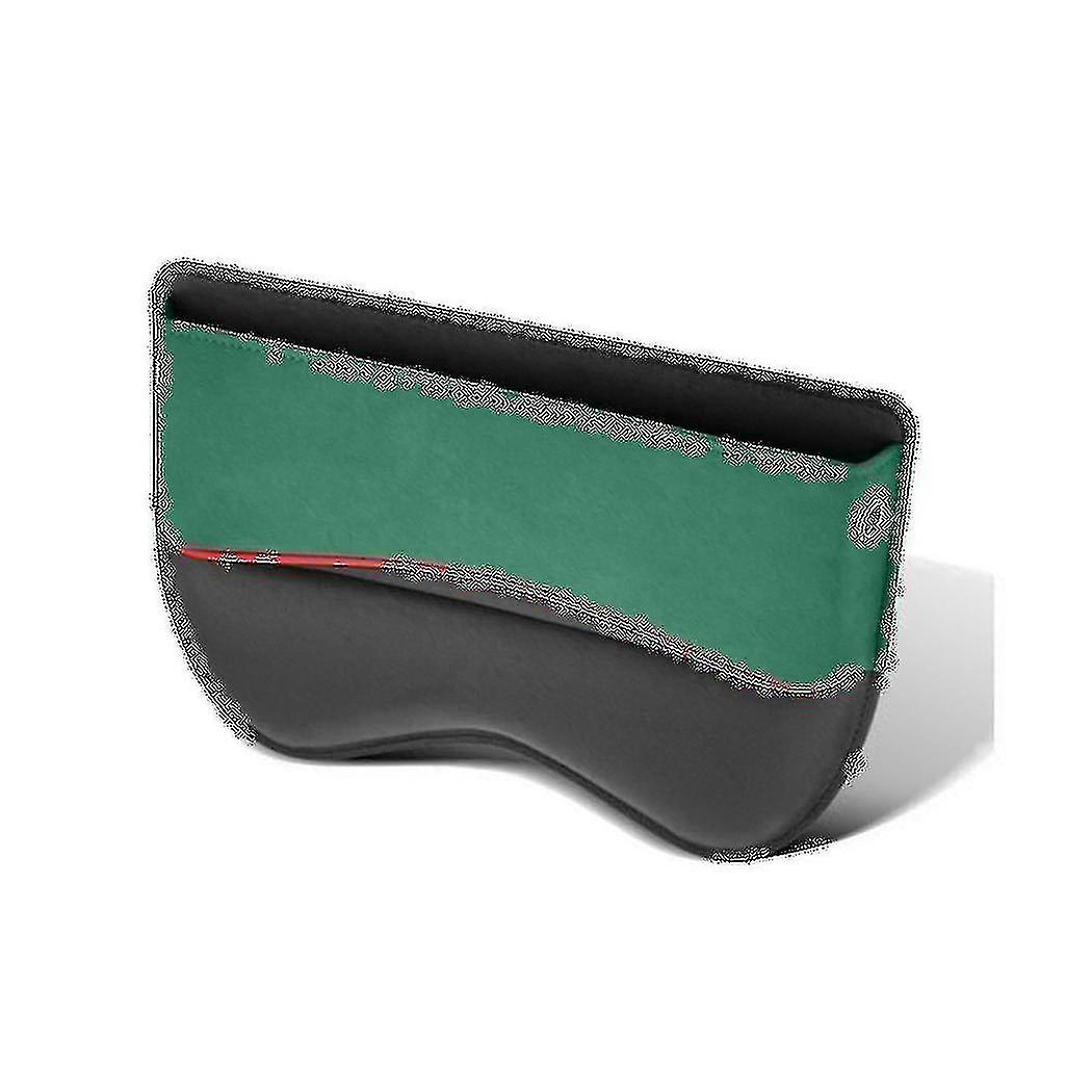 منظم شقوق السيارة الخضراء شق السيارة صندوق تخزين زخرفي منظم تخزين الشقوق بو