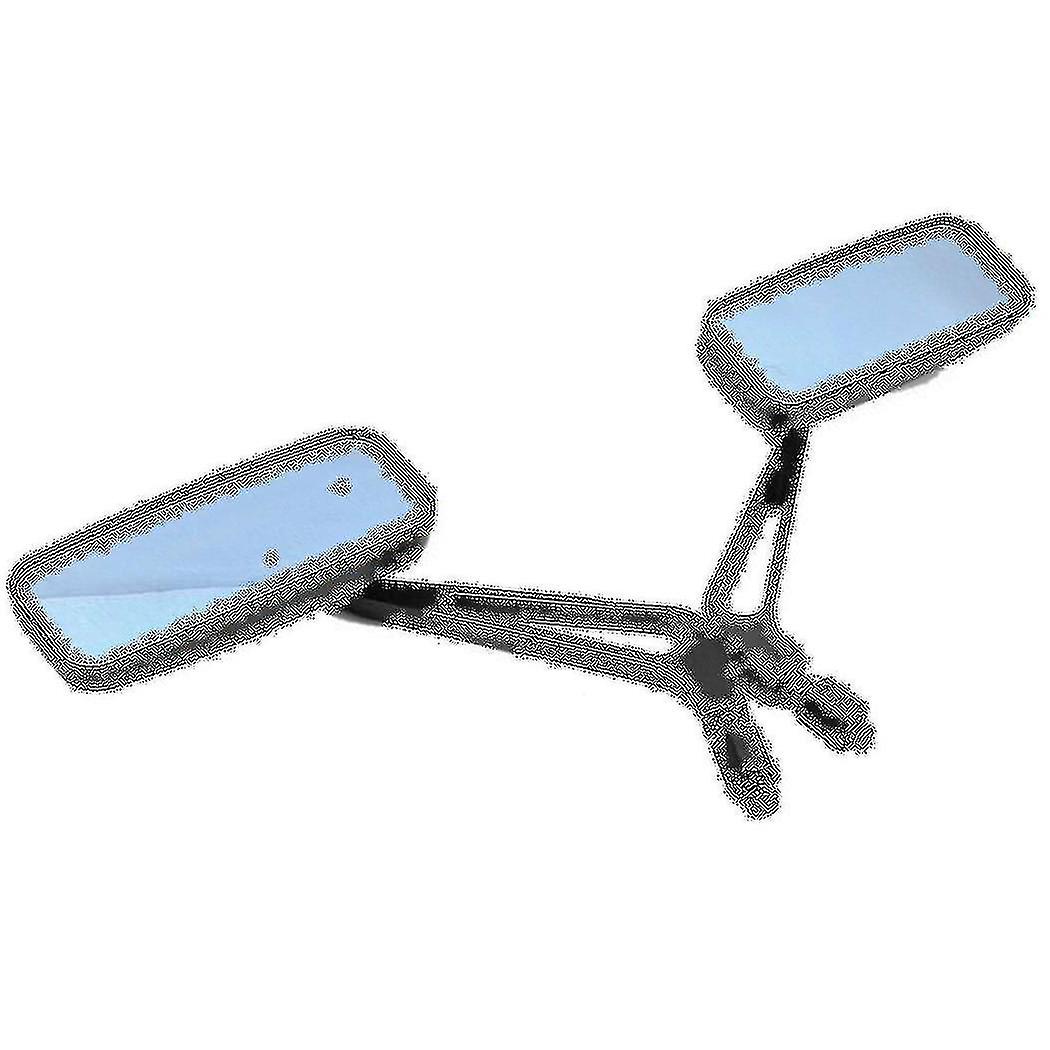Universal Rectangle Motorcycle Rearview Side Mirrors Retro Motorcycle Wide Angle Rear View Mirrors