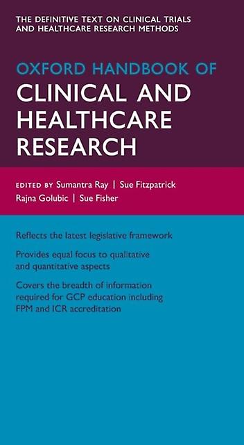Oxford Handbook Of Clinical And Healthcare Research Paperback Book