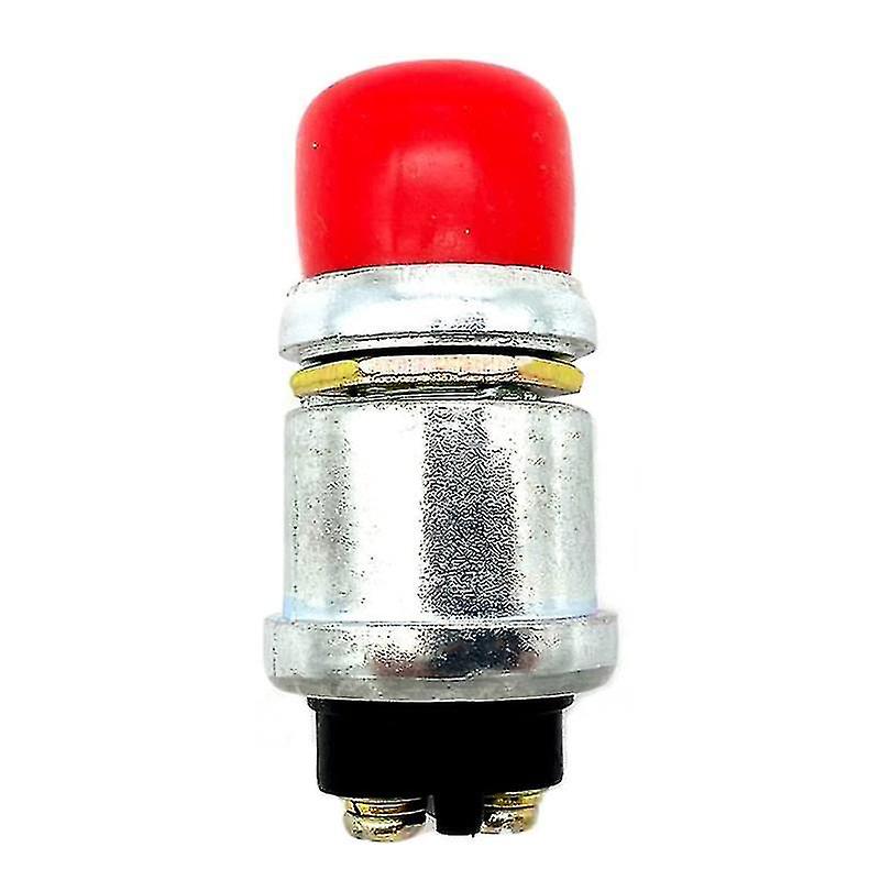 12v 50a Waterproof Switch Push Button Cars Boat Track Horn Engine Start Starter - Red Cap (whs-1250