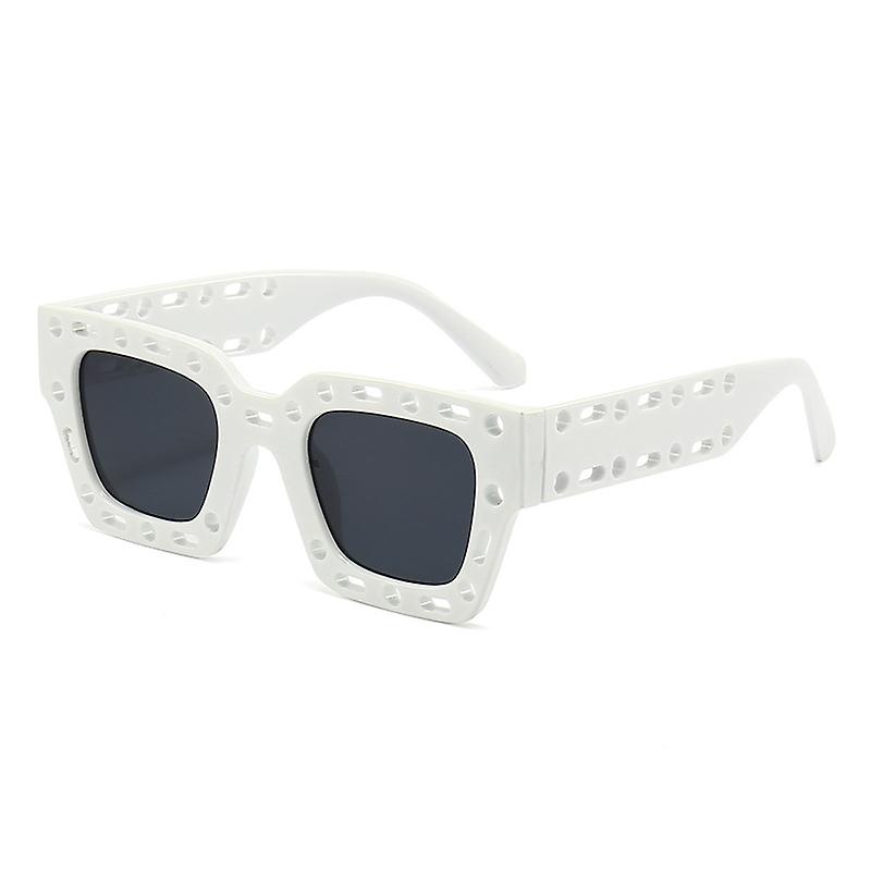 Square Frame Hollow Sunglasses Ladies Anti-ultraviolet