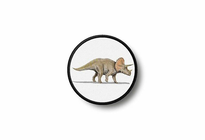 Patch Badge Badge Badge Ecusson Brode Prints Thermocollant Dinosaur Triceratops