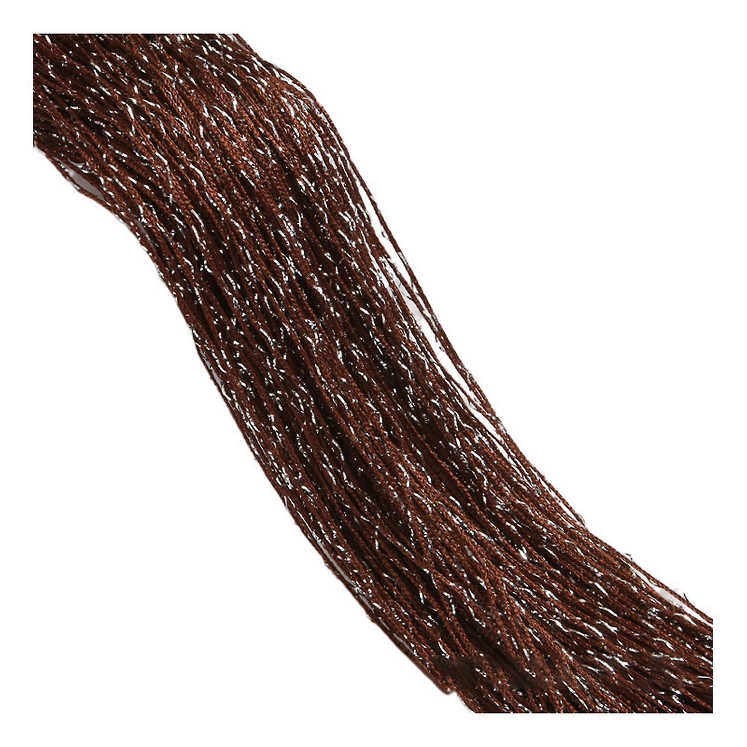 ZHOUBA Glitter Door Curtain with Silver Ribbon Flexible Shiny Tassel Flash Line Curtain for Balcony