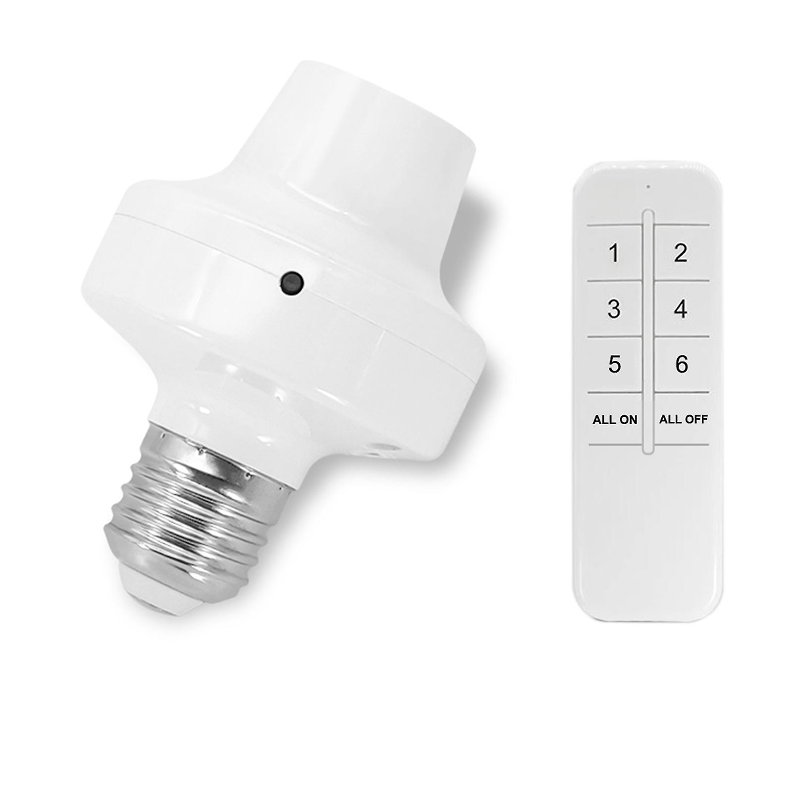 Wirelessly Connected Intelligent Light Bulbs Universal Base Socket Holder
