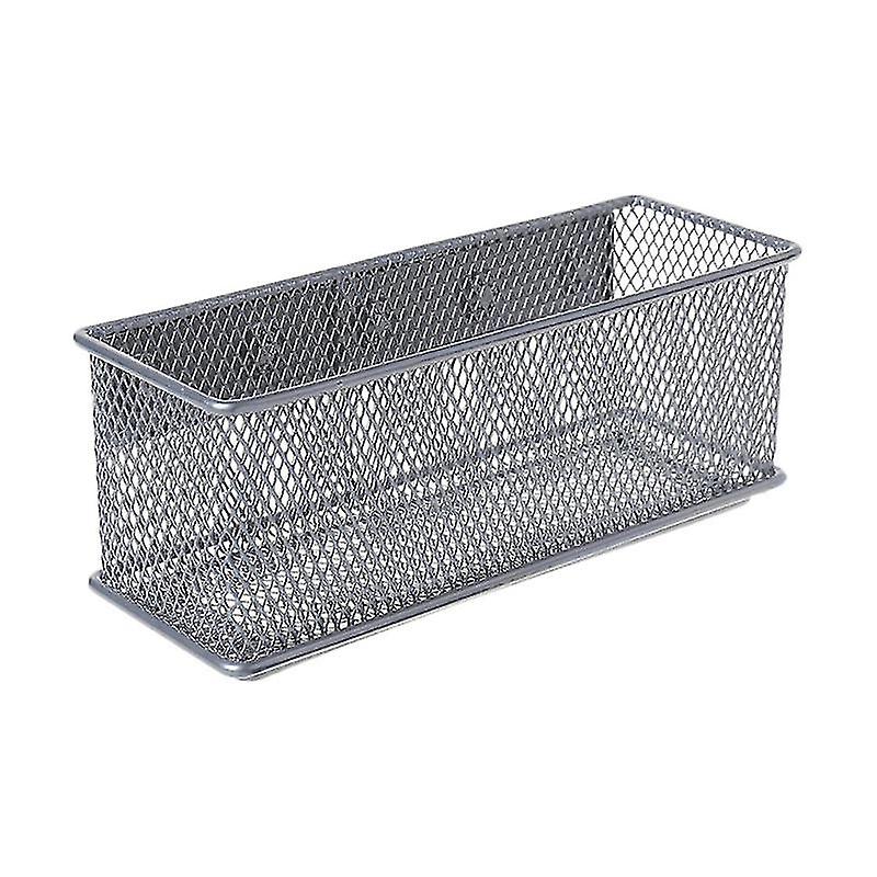 Durable Refrigerator Wire Mesh Magnetic Basket Storage Box Pen Makeup Organizer