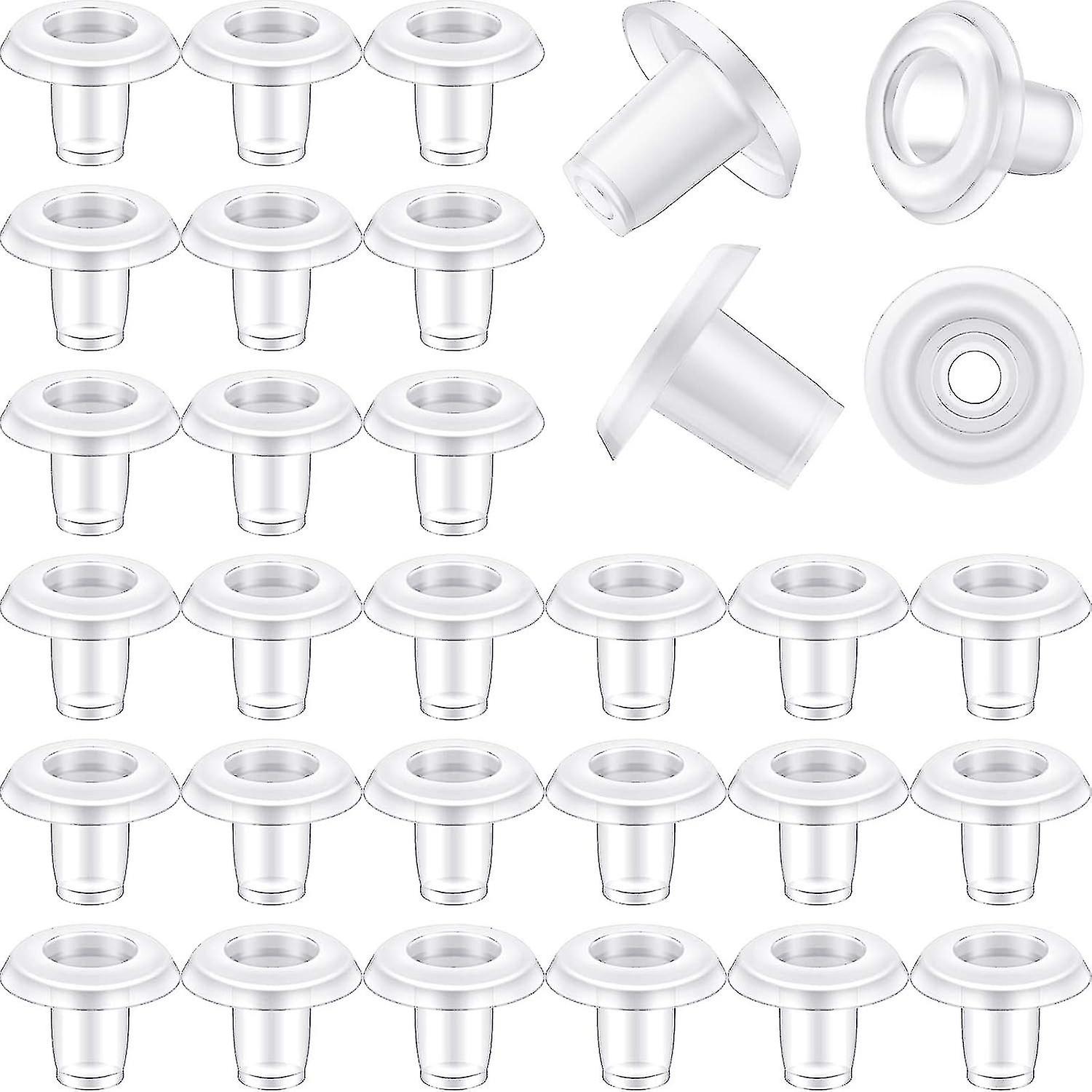 40 Pieces Horizontal Blinds Bottom Rail Button Plugs Blinds Bottom Rail Ladder Cord Blinds Components Parts Accessory