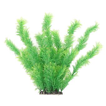 Aquarium Artificial Plastic Plants Safe Fish Tank Landscape Plant with Heavy Duty Base for Aquarium Accessories