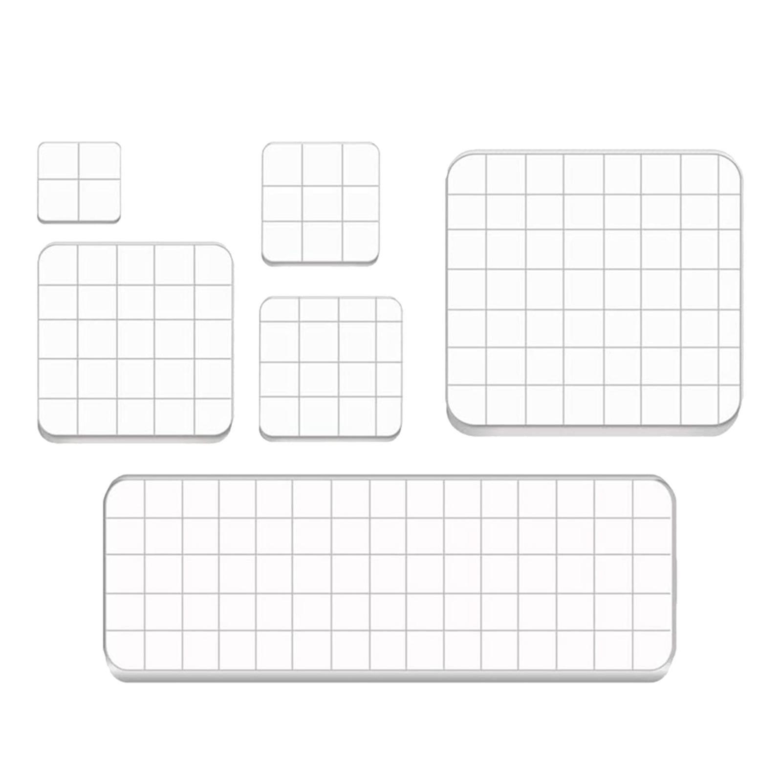 6Pcs Stamp Blocks DIY Decorative Universal Handmade for Scrapbooking Making