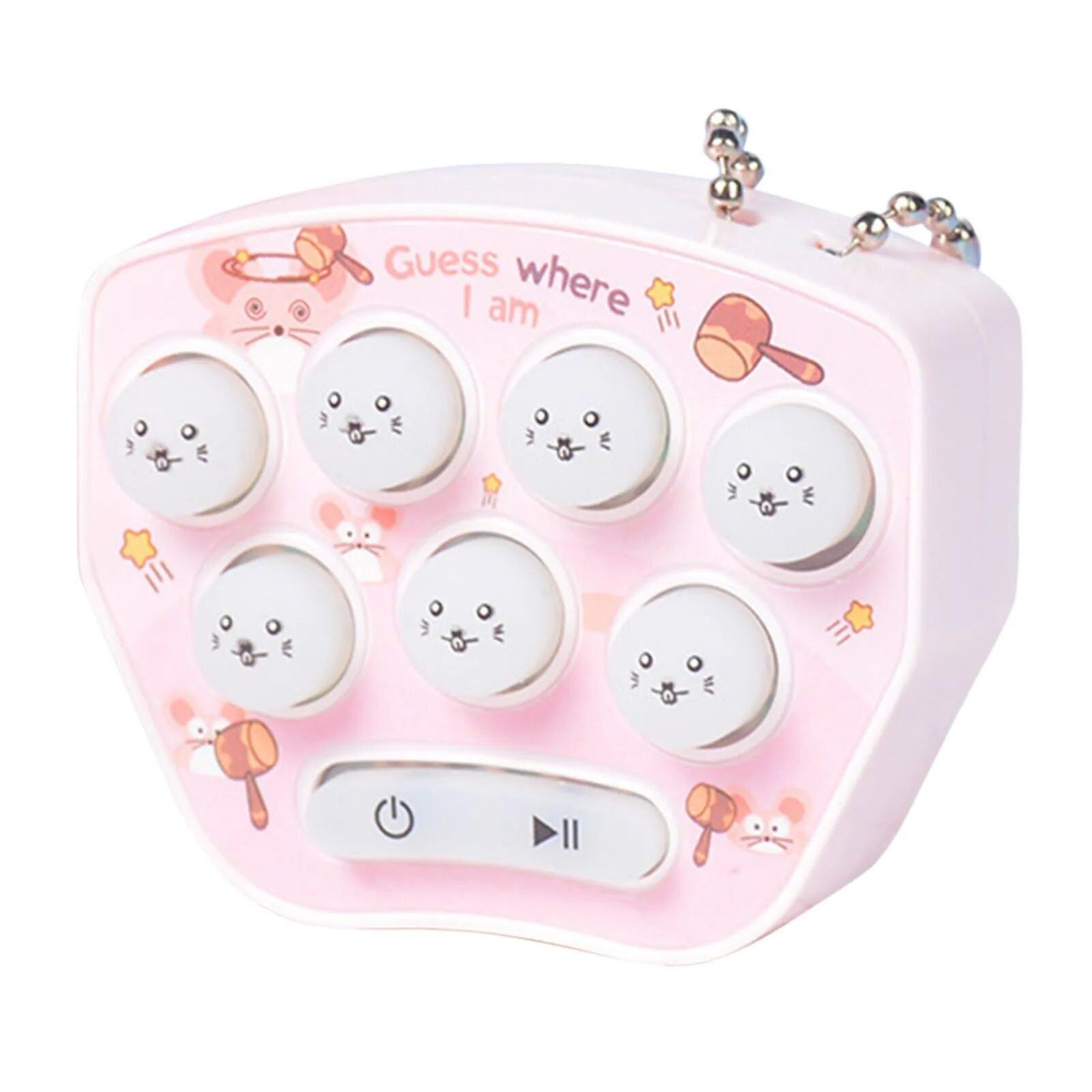 Hamster Fidget Squeeze Toy Simple Dimple Cartoon Beat Machine Mini Game Machine Antistress Gift