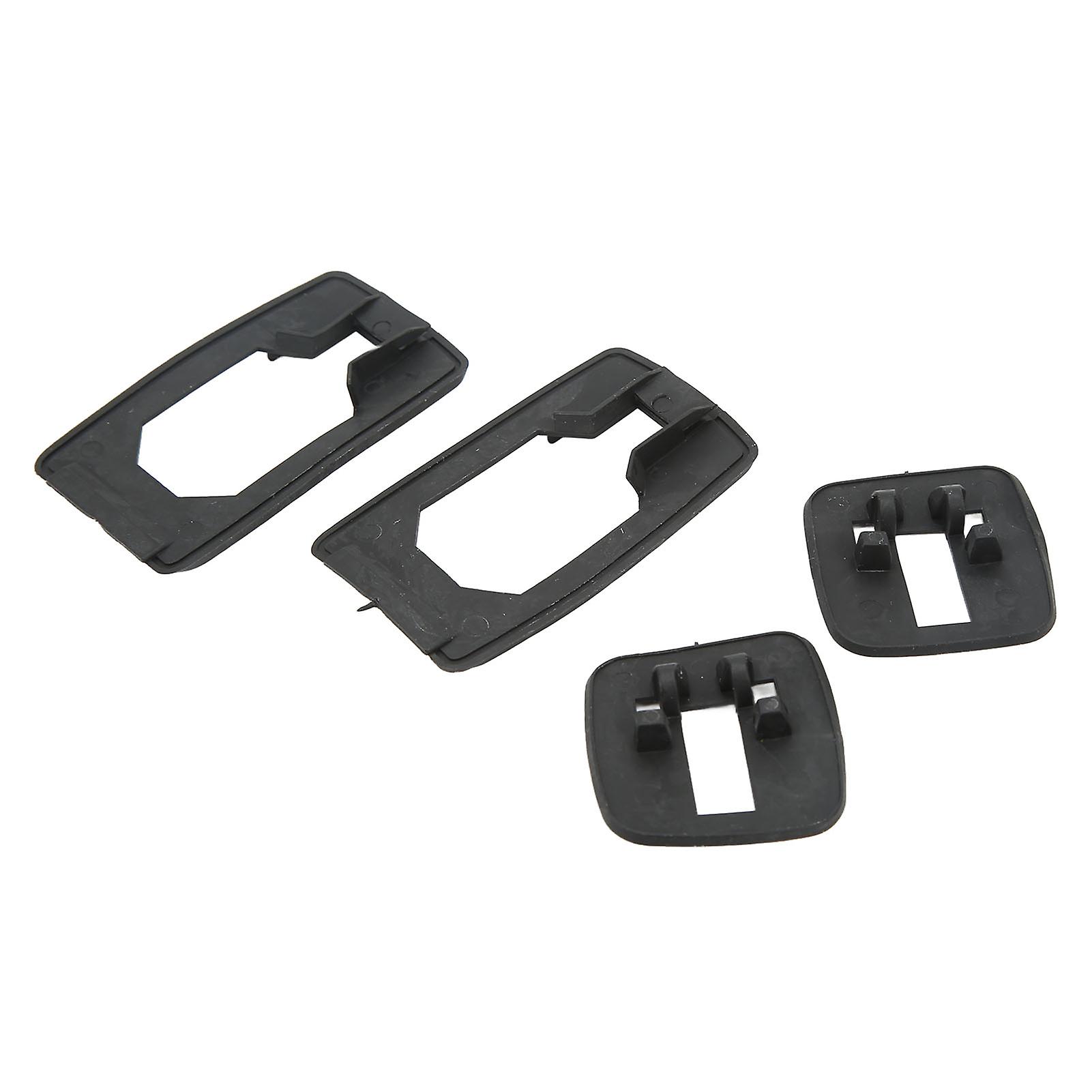 4Pcs Door Handle Seal Set Front Rear Left Right Rubber Black Easy to Install for III 3 Car 