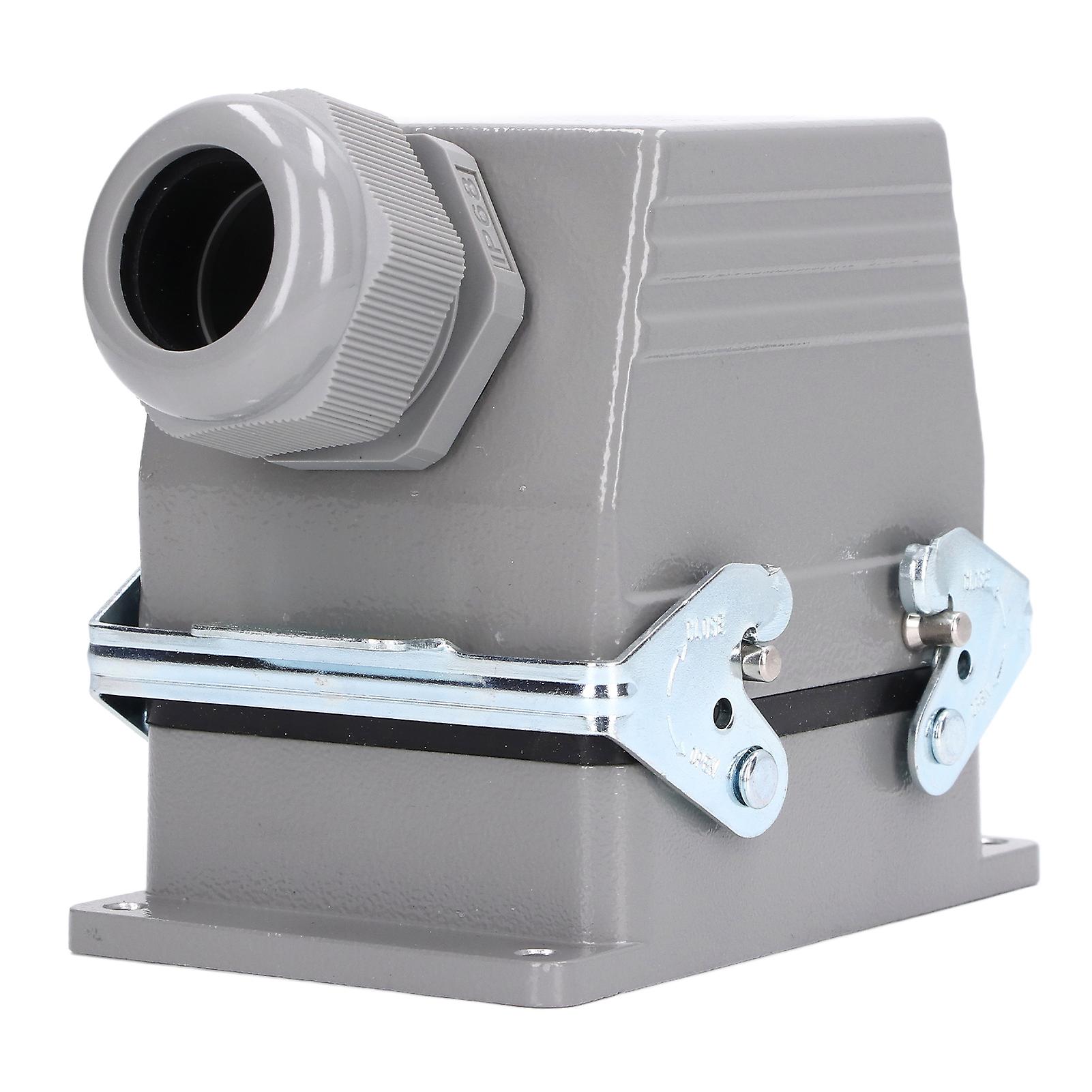 Rectangular heavy-duty industrial connector, waterproof, 16 A, 500 V, HDC-HE-032-1-PG29
