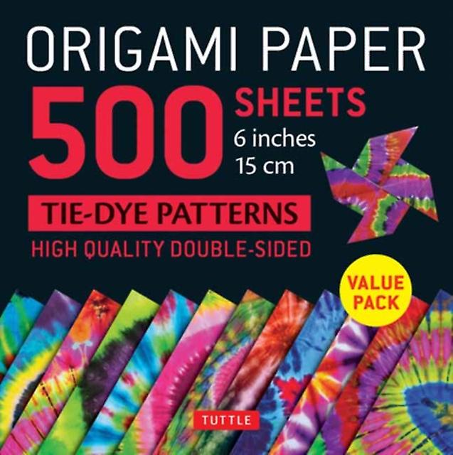 Origami Paper 500 Sheets Tiedye Patterns 6quot 15 Cm Notebook  blank book Book