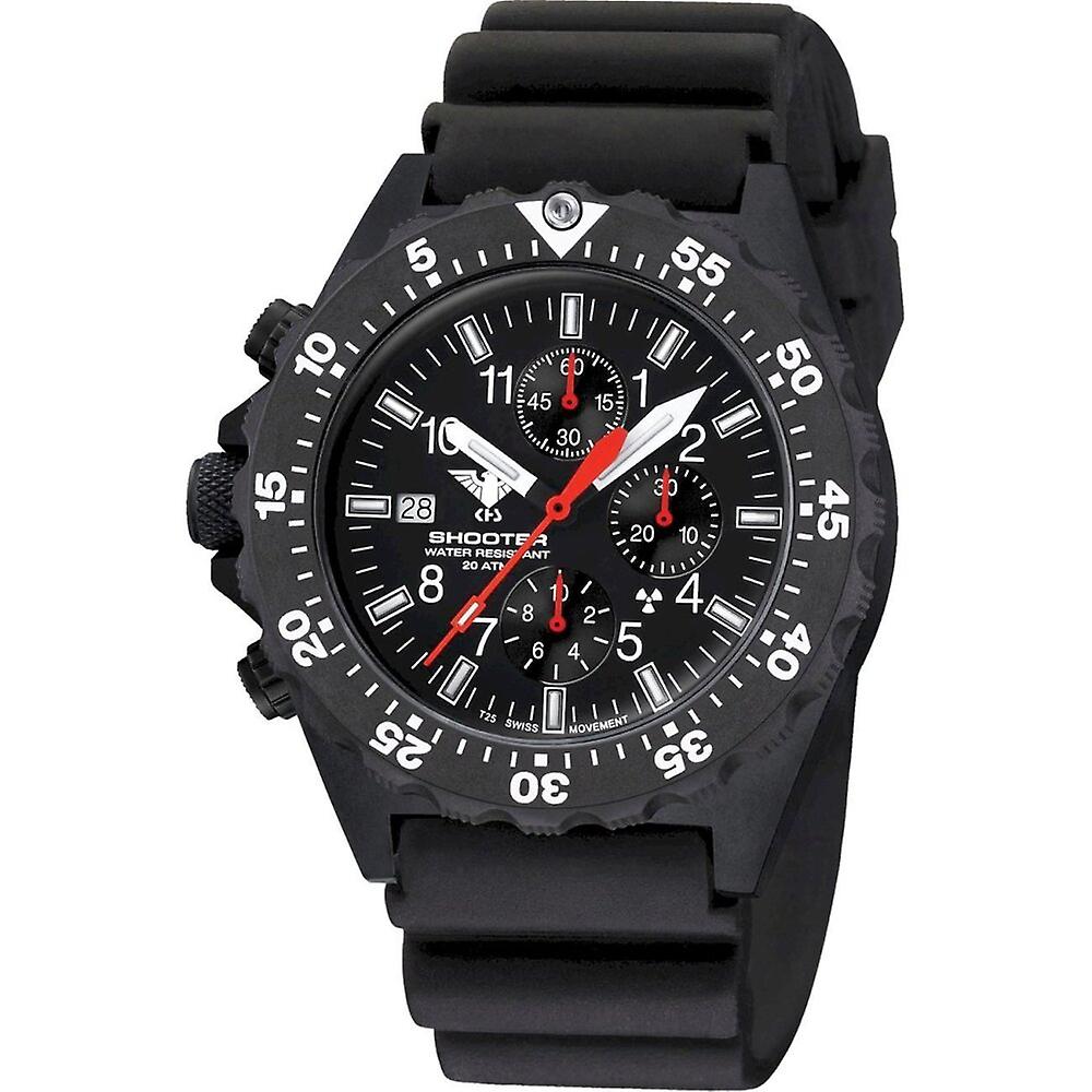 KHS - Armbanduhr - Herren - Shooter MKII Chronograph Taucherband - KHS.SH2COT.DB