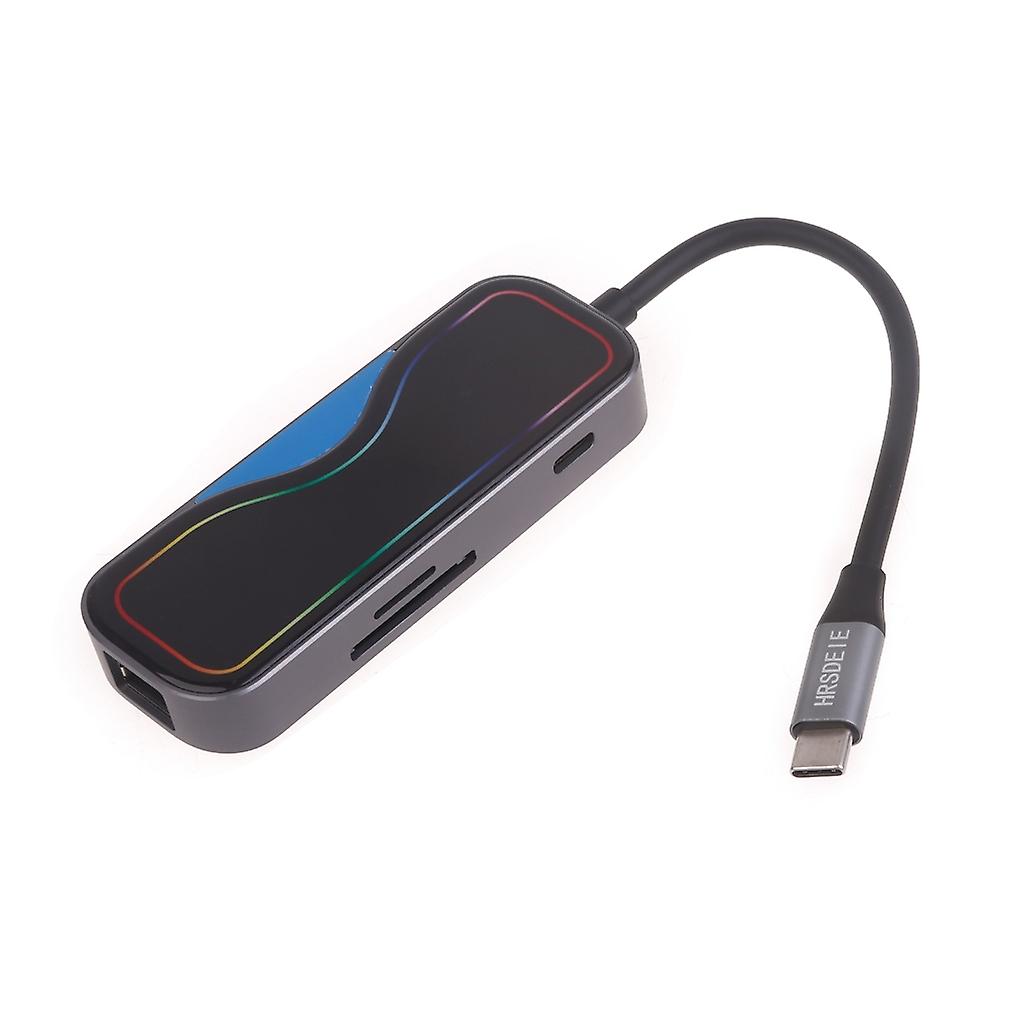Type C Docking Station USB Card Reader for Connect, Charge, Transfer Data