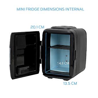 Mini Frigo YASHE 4L - Termoelettrico Per Auto, Ufficio, Camera, Doppia Alimentazione 220V/12V, Blu - Foto 4