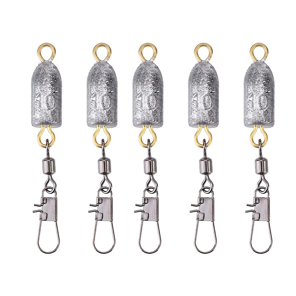 Plomadas de pesca duraderas en forma de bala