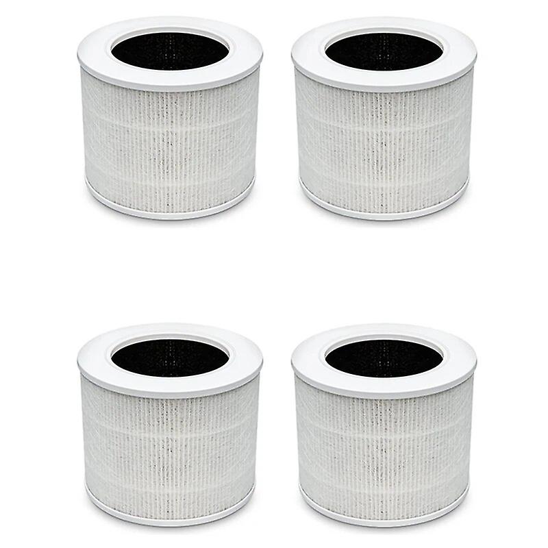 4Pcs Replacement Filter For LEVOIT Air Purifier Core Mini Part Core Mini-RF,H13 HEPA Filter 3In1 Activated Carbon Filter~15493