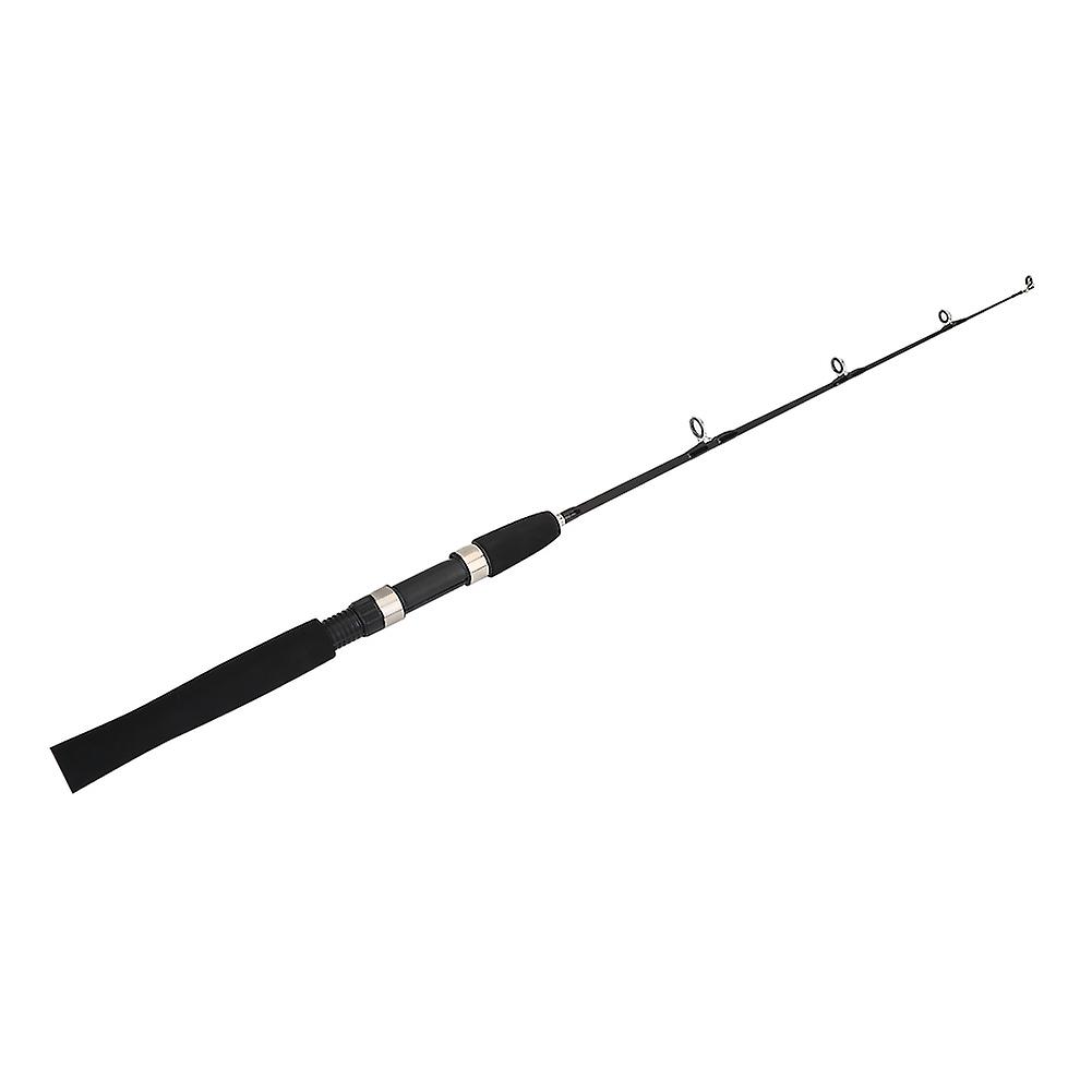 80cm Portable Durable Telescopic 4 Section Telescopic Fishing Pole Pole Tackle Accessory(Black)