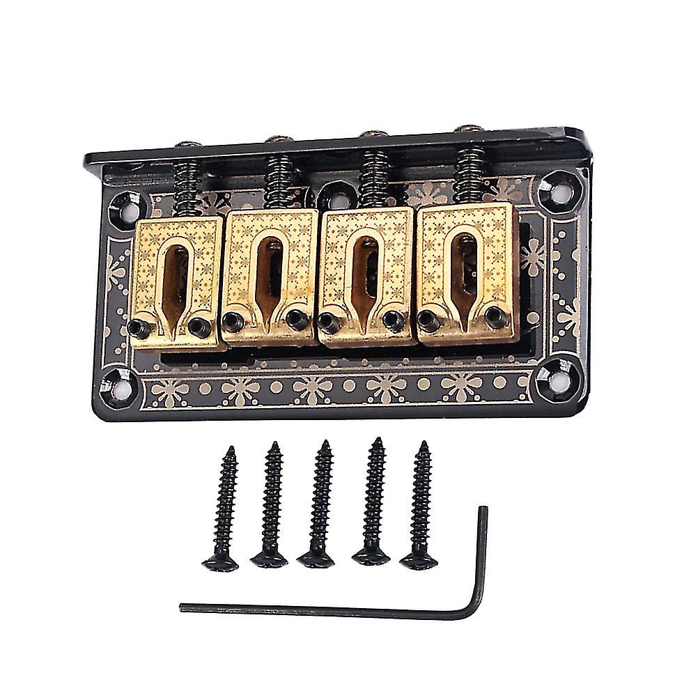 4 String Guitar Bridge Hardtail Bridge Bridge Tailpiece Bridge Ciga Box Fixed Bridge