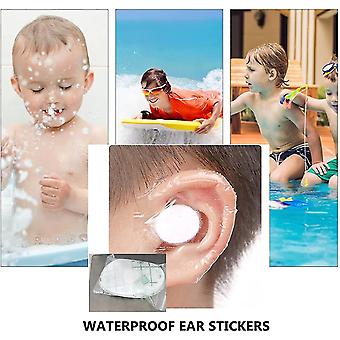 60 Stück Ohrabdeckungen für die Dusche, wasserdichte Ohraufkleber für Babys und Neugeborene, Gehörschutz für die Schwimmdusche