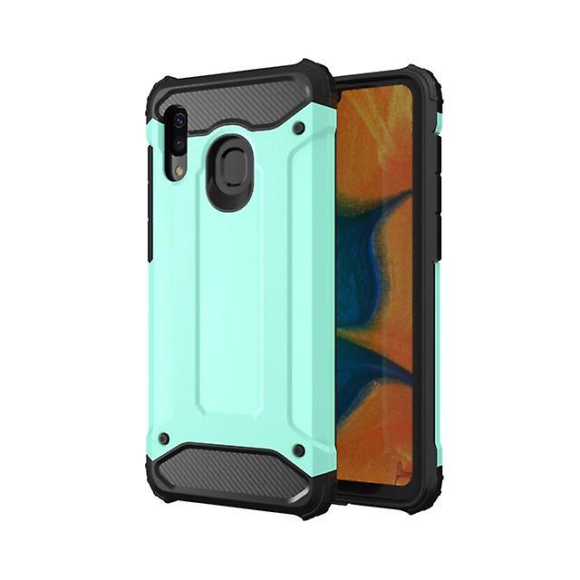 Samsung Galaxy J8 Plus 2019 Armor Style Hard Shell Case - Green