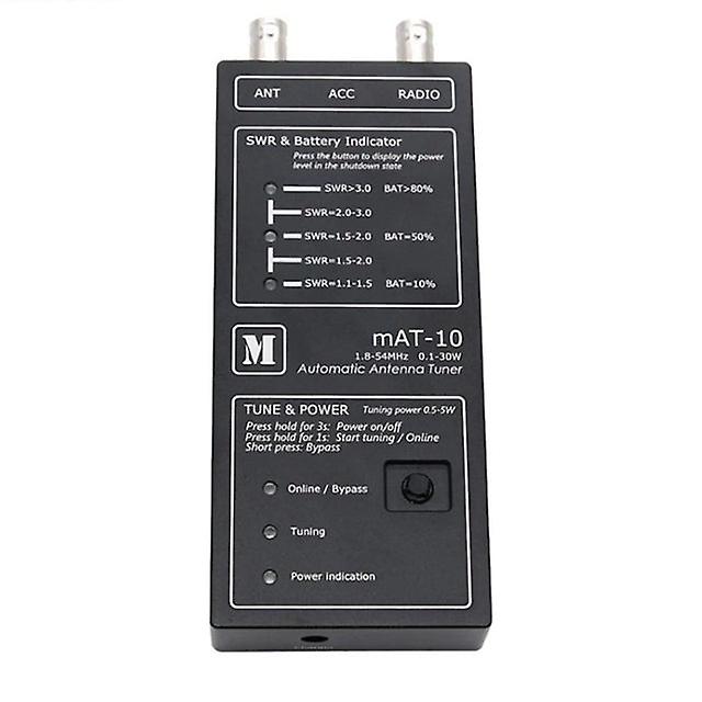 Latest Version Mat-10 Hf Automatic Antenna Tuner For Yeasu Ft-817 Ft-818 Qrp Transceiver 0.1-30w