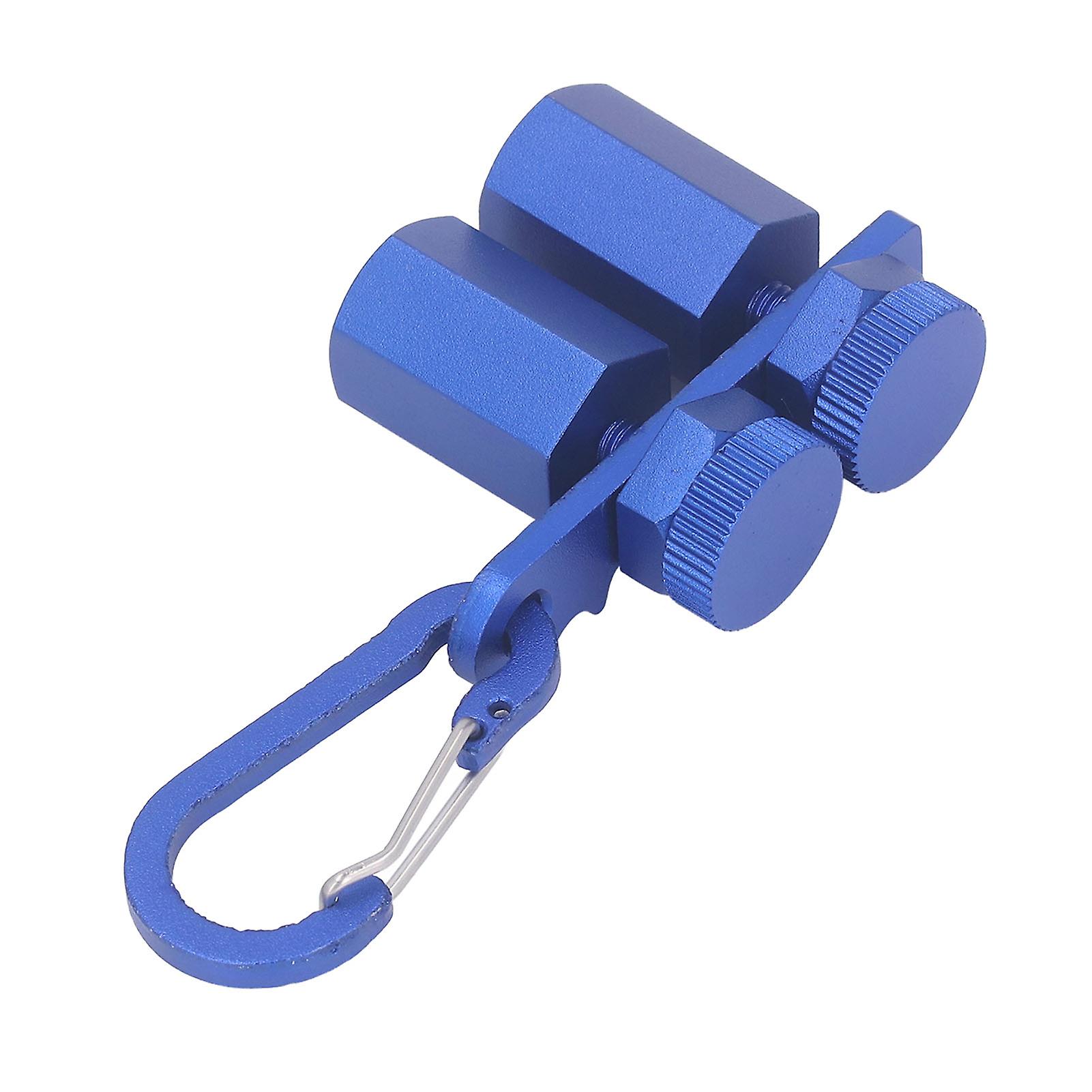 Tall Stair Gauge for Framing Square Carpentry Rafter Layout Attachment Jig Tool Knob Holder Clamp Blue