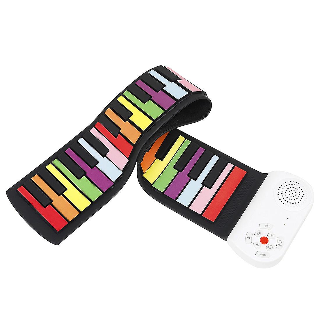 49 Keys Hand Roll Piano Folding Electronic Keyboard Beginner Practice Keyboard