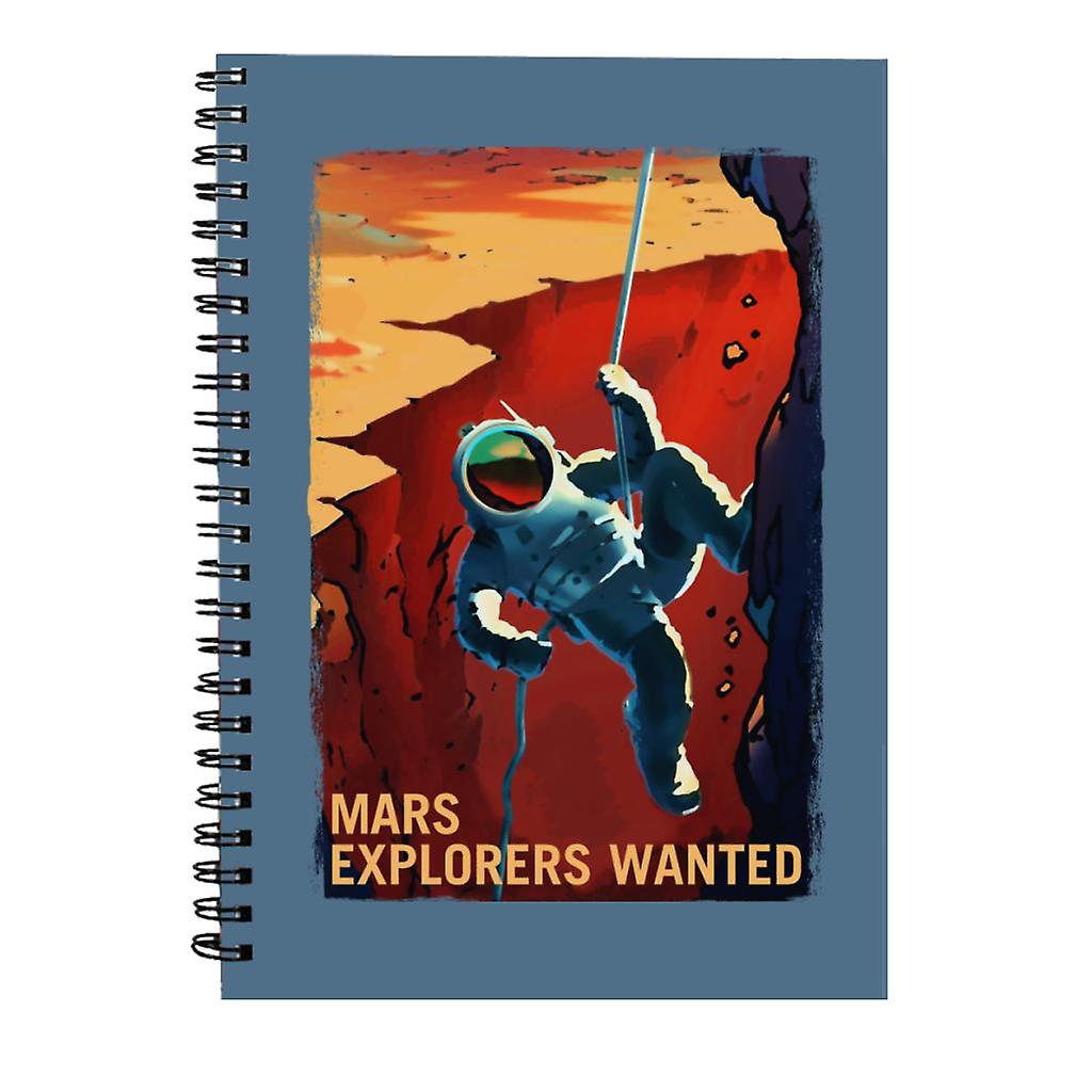 NASA Mars Explorers Wanted Spiral Notebook
