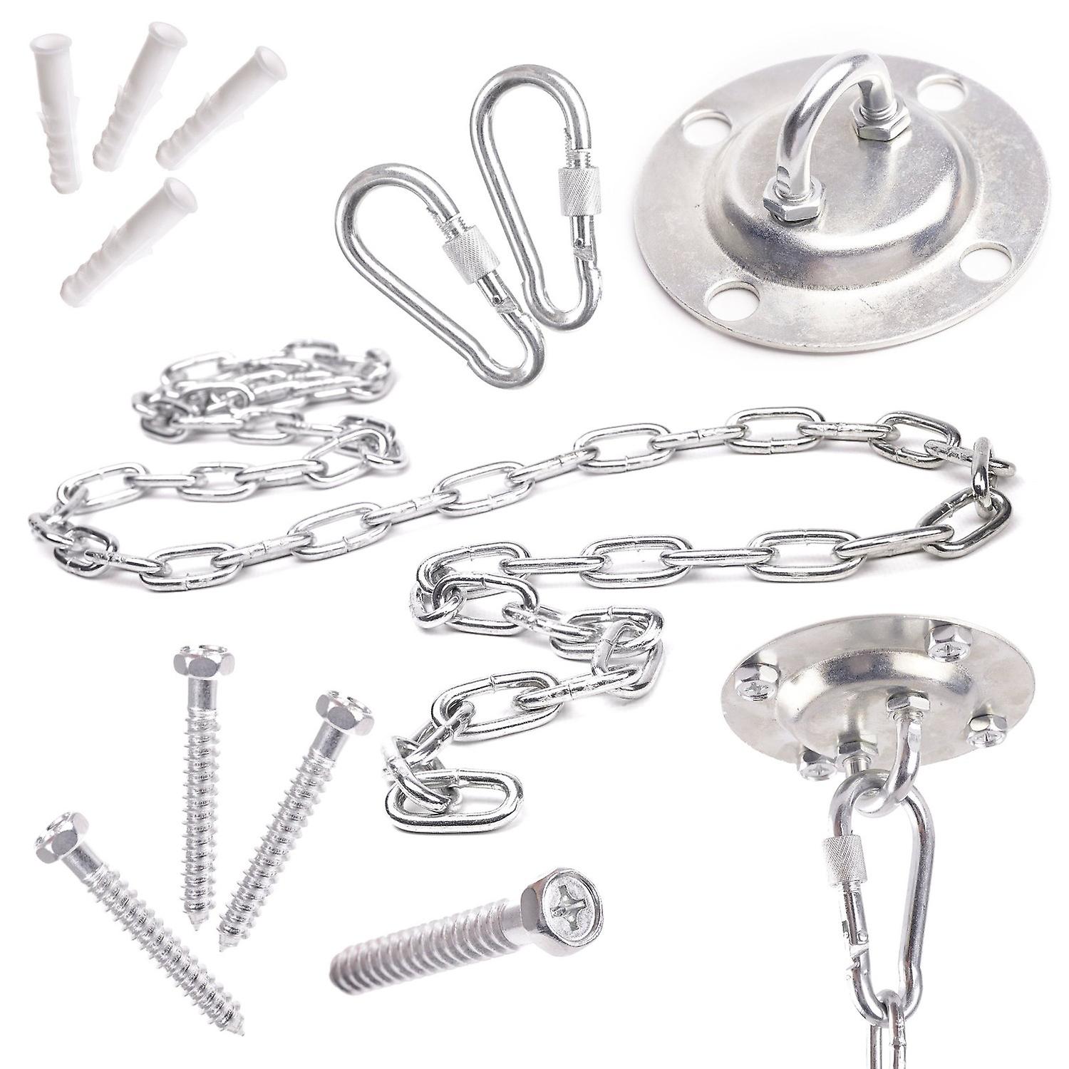 Ceiling mount hammock swivel hook chain 200kg
