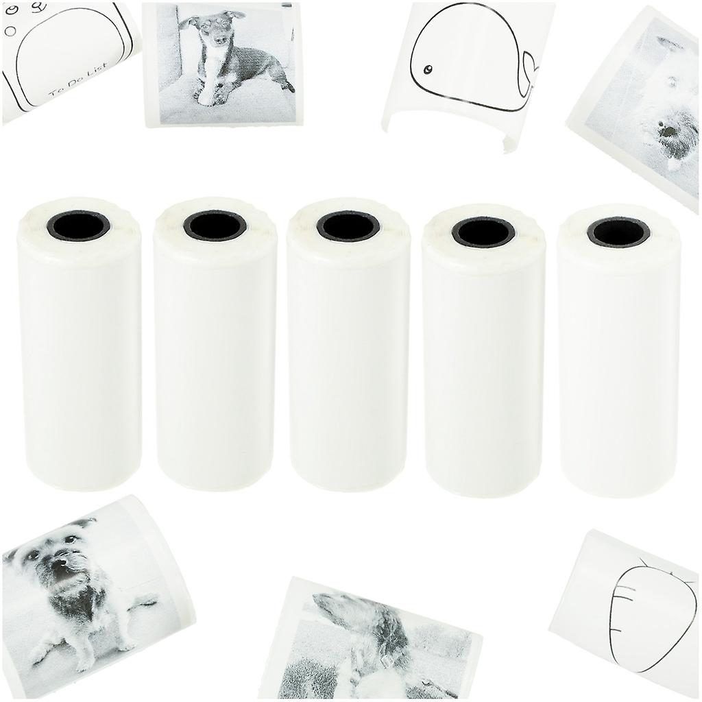 Thermal Adhesive Paper Rolls for Mini Printer 5.7cmx4.5m 5 pcs.