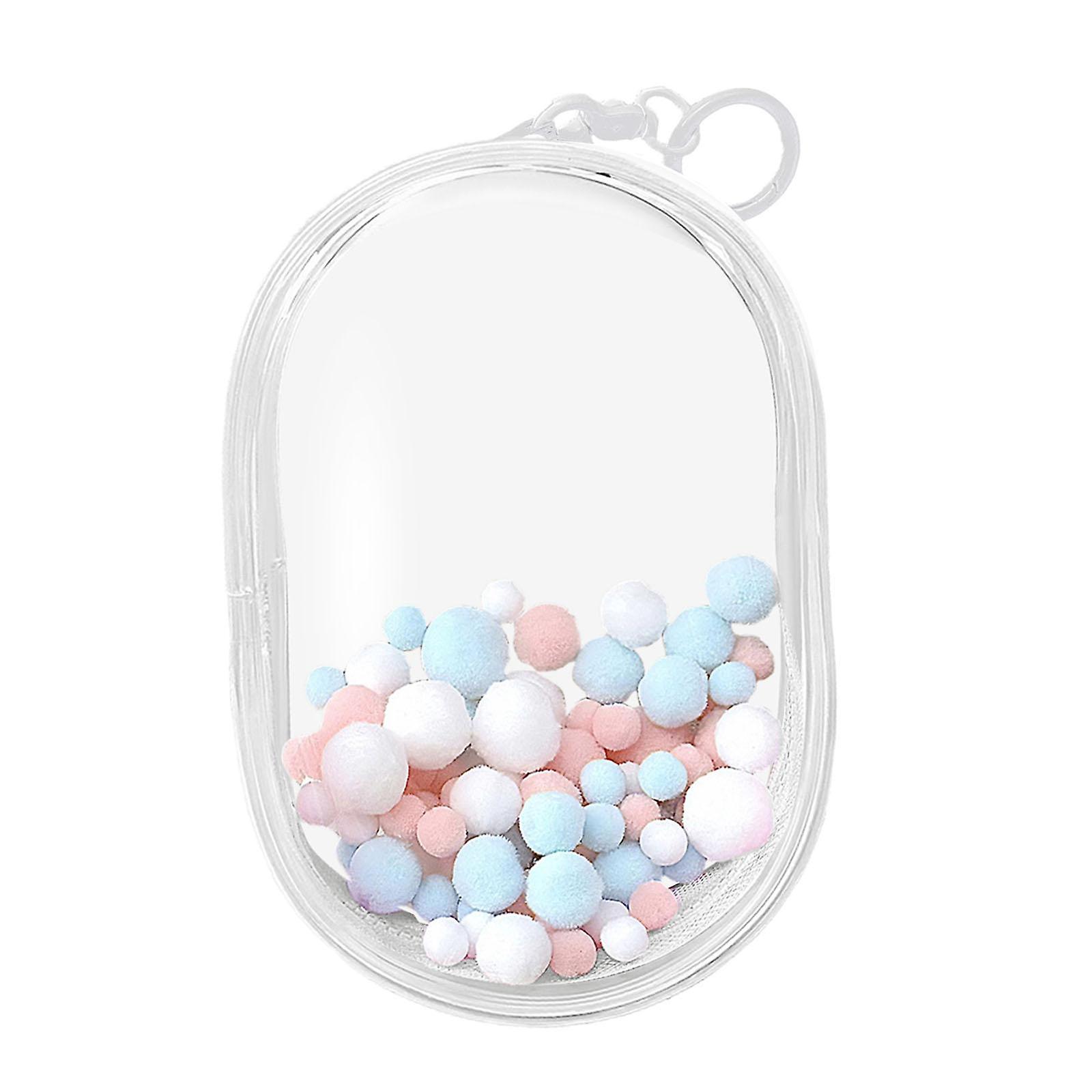 Small Doll Storage Bag Portable Clear Figure Display Bag for Doll Collectors