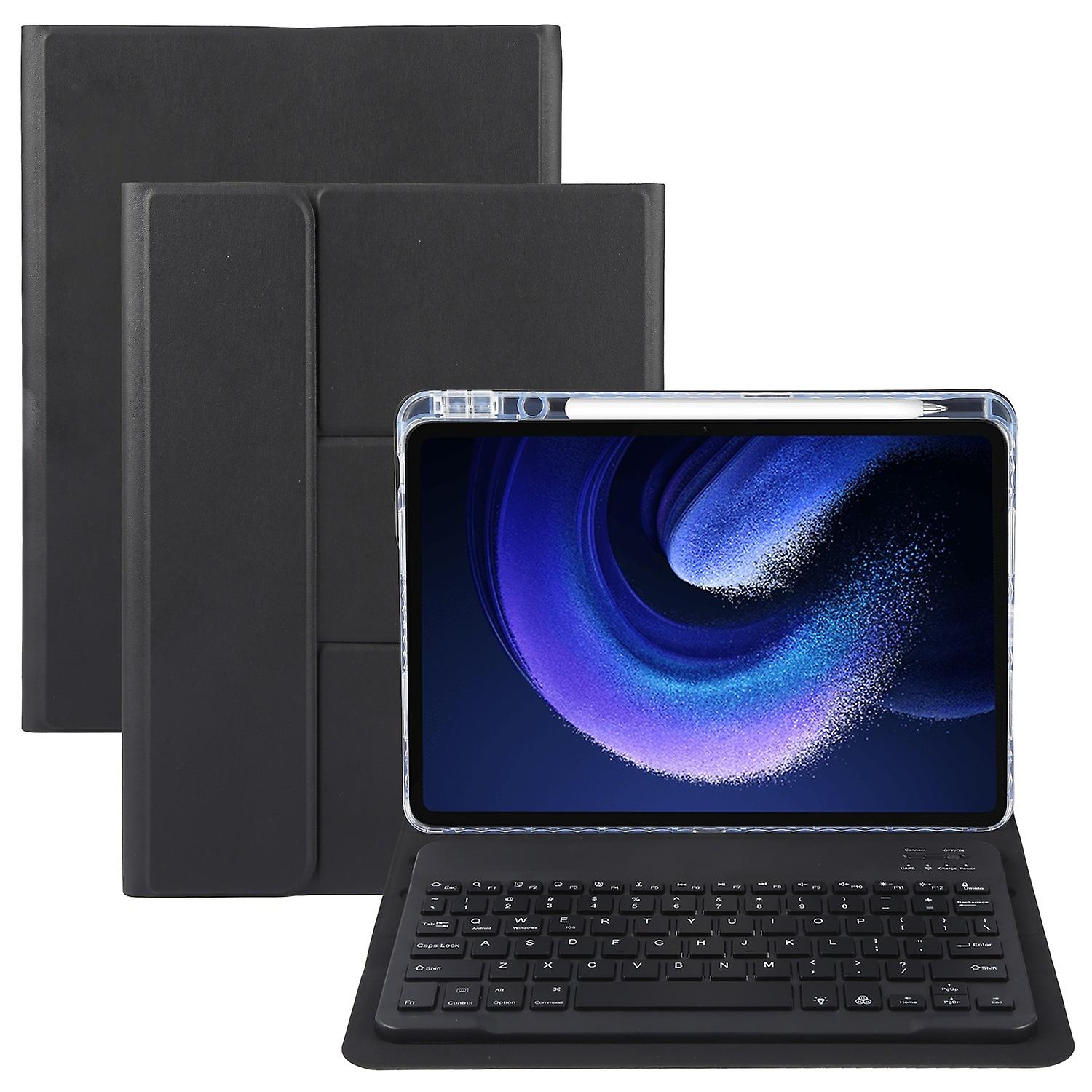 Backlight Bluetooth Keyboard PU Case Square Button Backlight