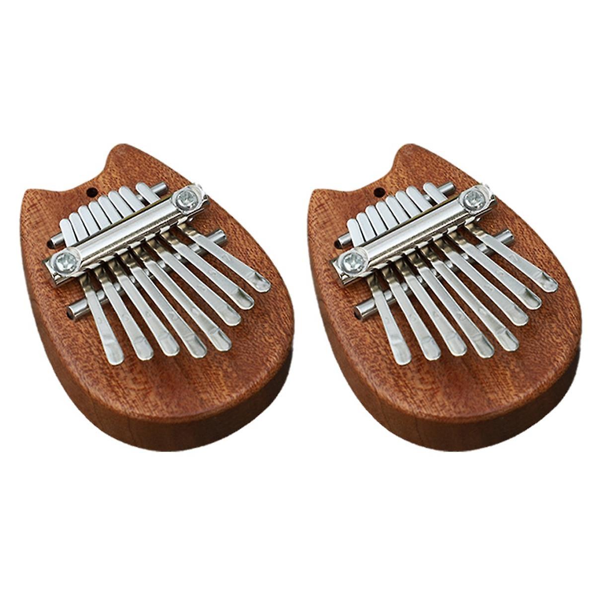Mini Kalimba Mini Thumb Piano 8-Tone Portable Beginner Finger Piano Instrument B