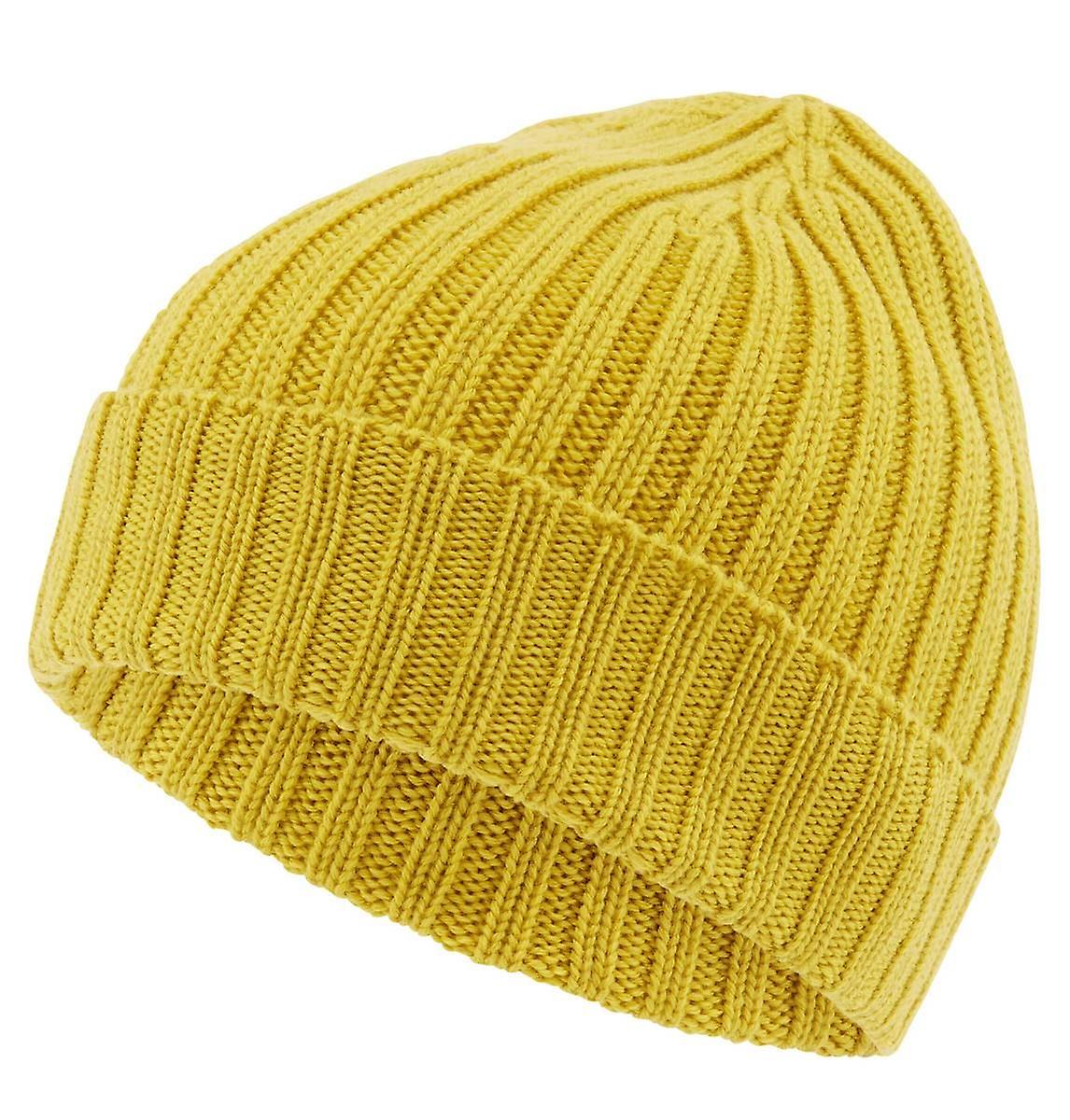 Falke Sporty Ribbed Beanie - Deep Yellow