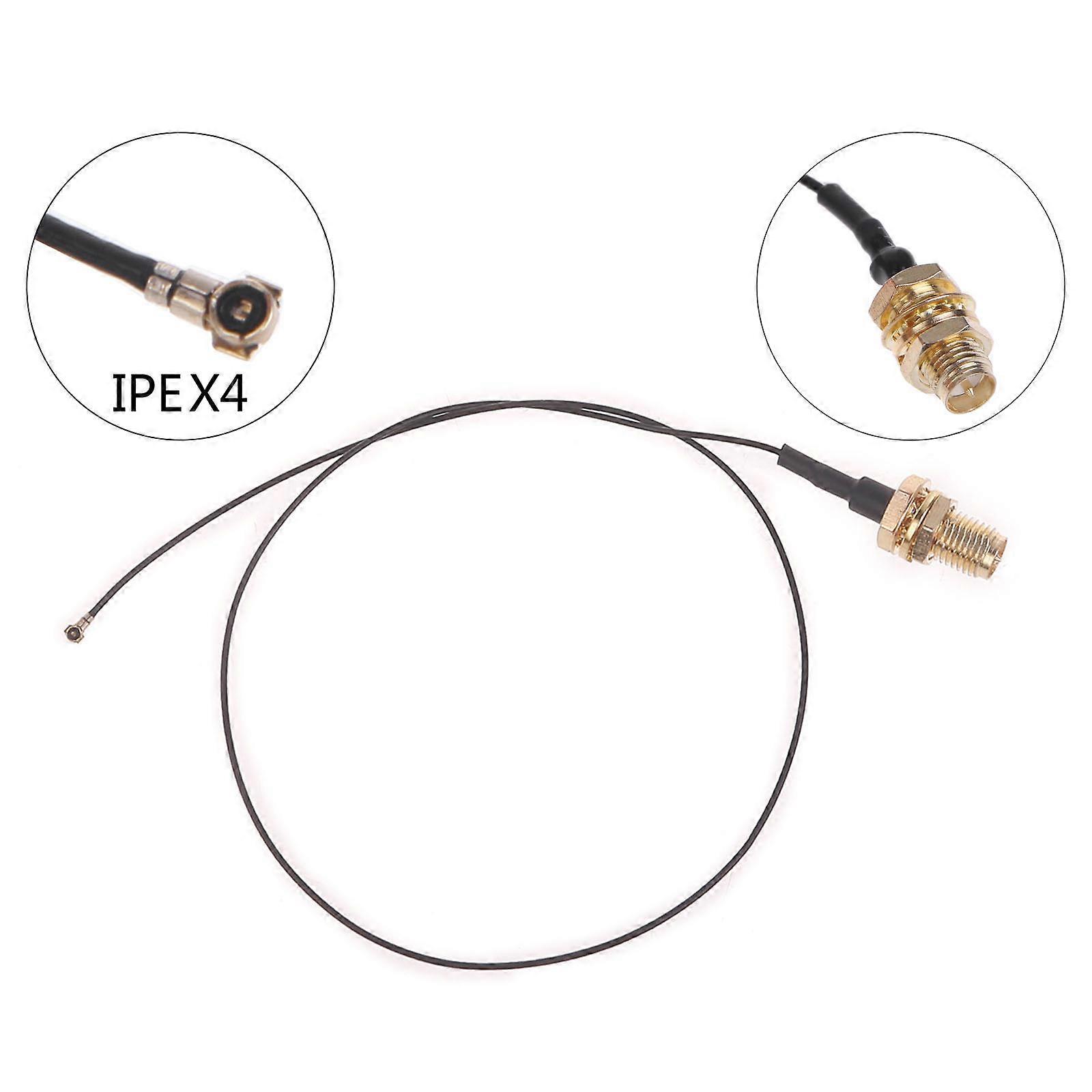 1PC U.FL iPX4 to RP-SMAメスアンテナコネクタiPEX4 MHF4 WiFiピグテールケーブル