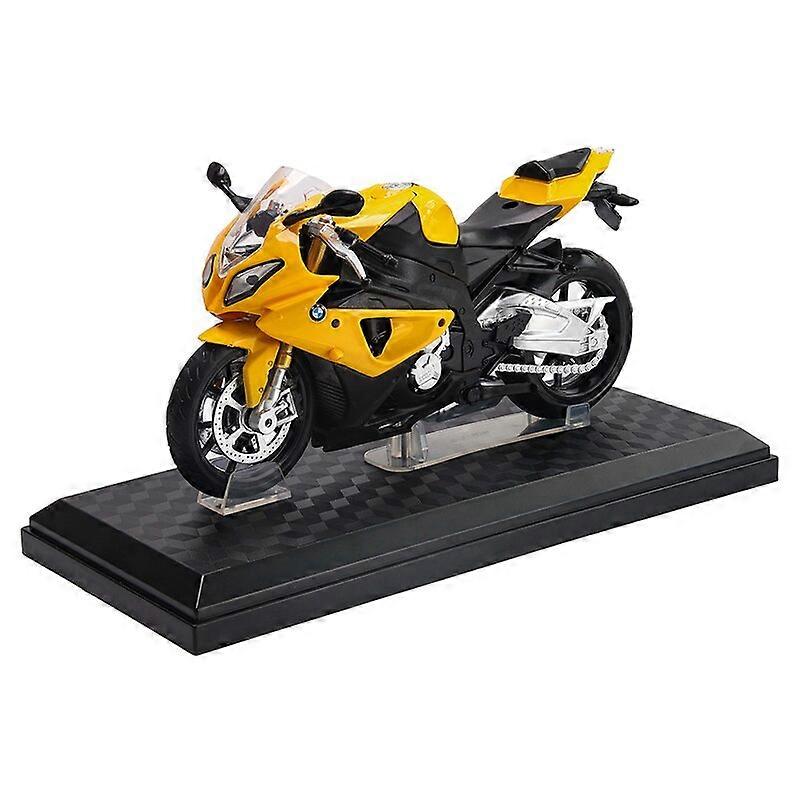 CCA 1:12 S1000 RRトリコロール合金モトクロスライセンスオートバイモデルおもちゃの車コレクションギフト静的ダイカスト生産玩具オートバイ