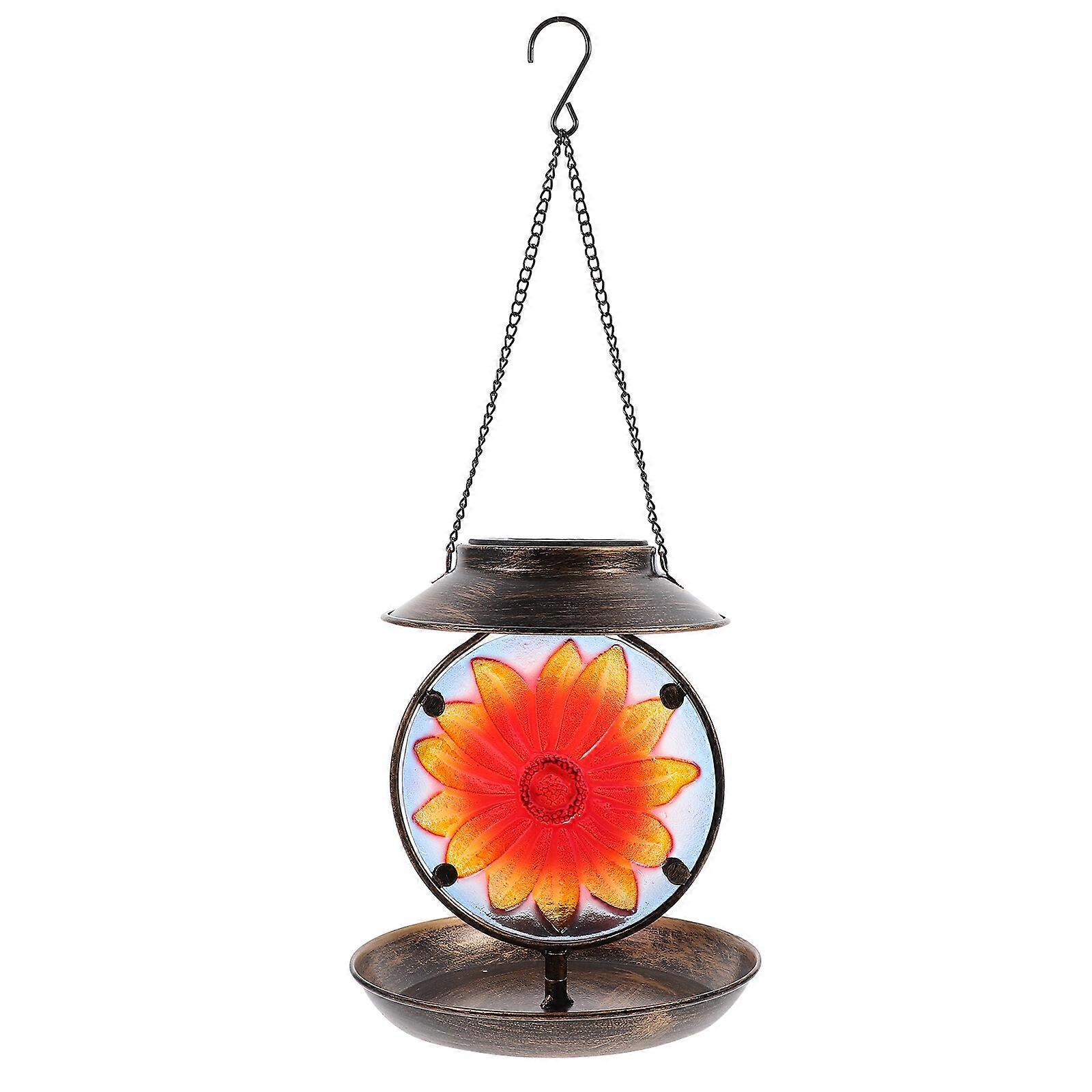 Bird Feeder Solar Bird Feeder Hanging Bird Feeder Metal Bird Feeder For Outdoors